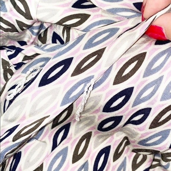 Fossil Short Sleeve Geometric Crewneck Shift Dress - Picture 8 of 8